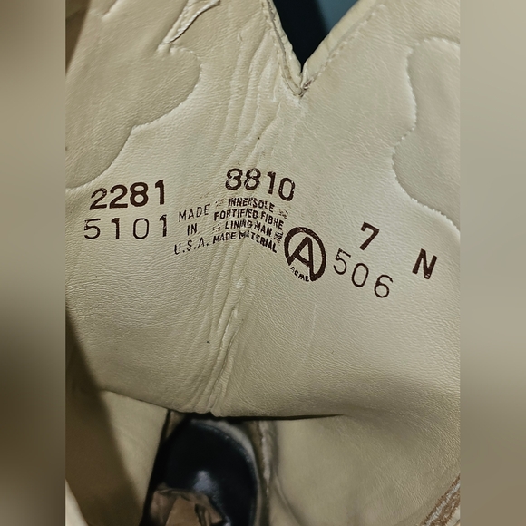 ACME Vintage Woman's Western Leather Cowgirl Boots - Picture 9 of 9